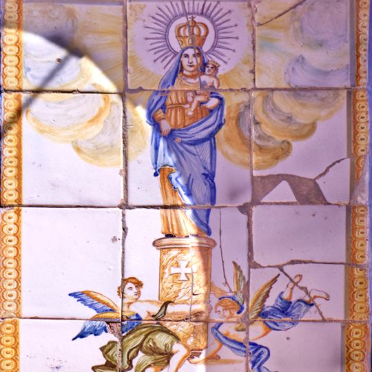 Ceramic panel of Our Lady of El Pilar