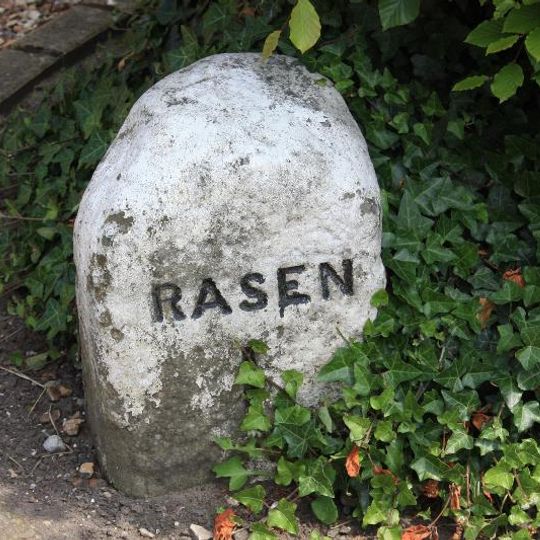 Milestone, Gainsborough Road, by new house