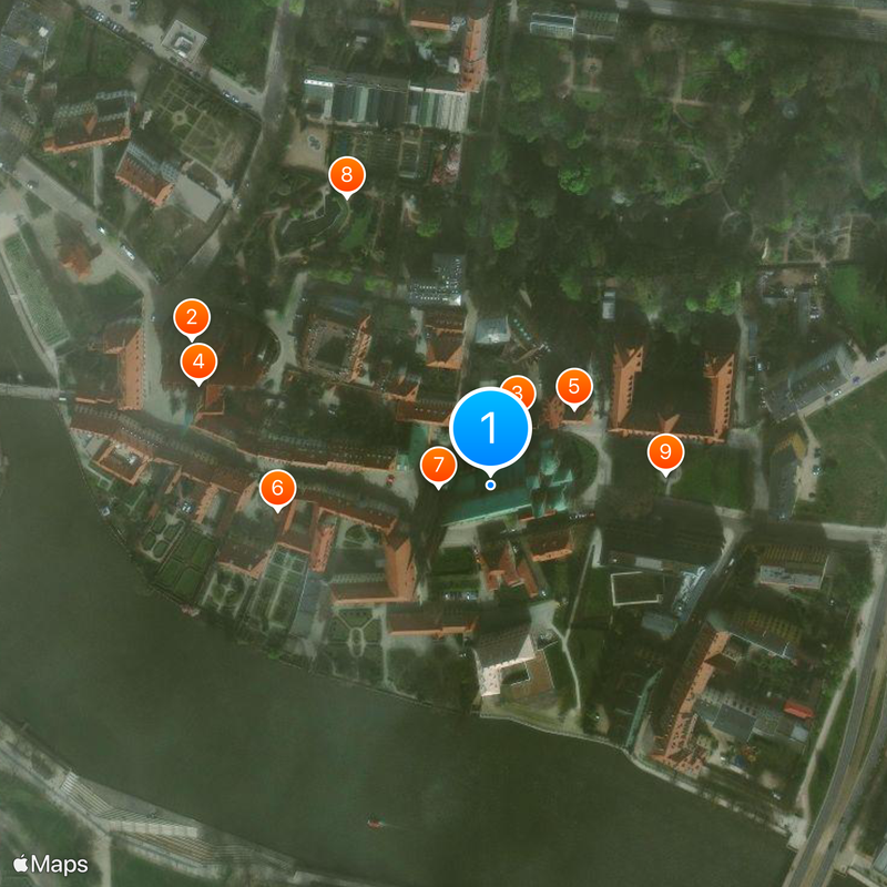 Wrocław Cathedral Map