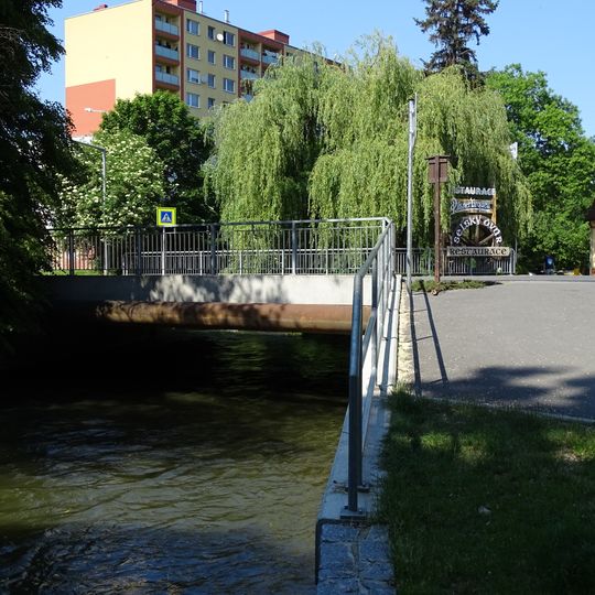Bridge of K Horkám street over the Botič