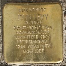 Stolperstein dedicated to John Levy