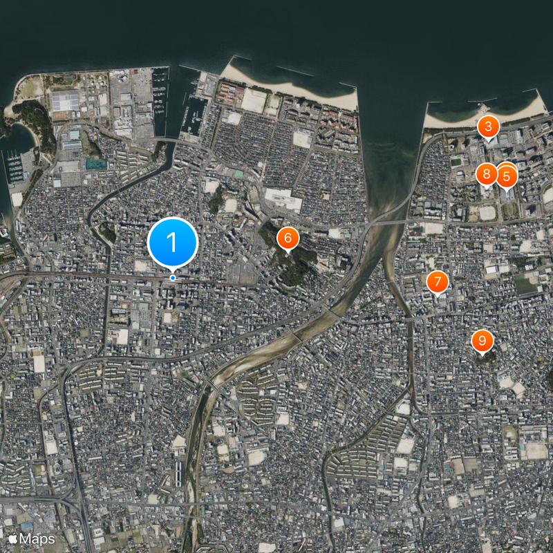Meinohama Station Map
