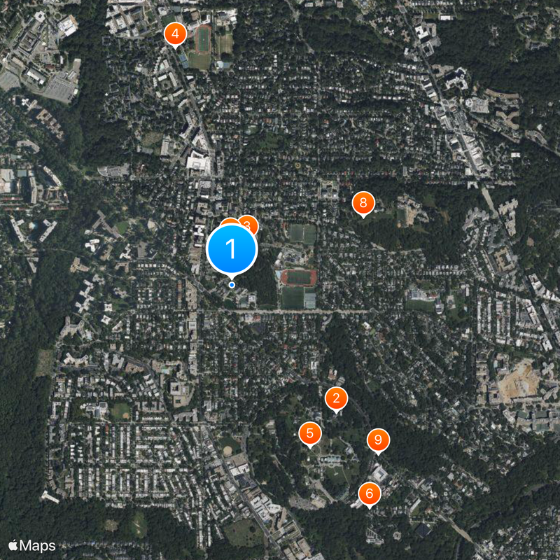 St. Albans School Map