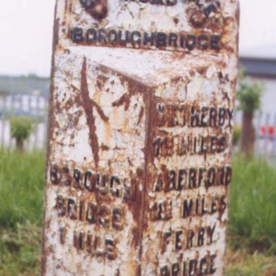 Milestone, S of Boroughbridge on old A1