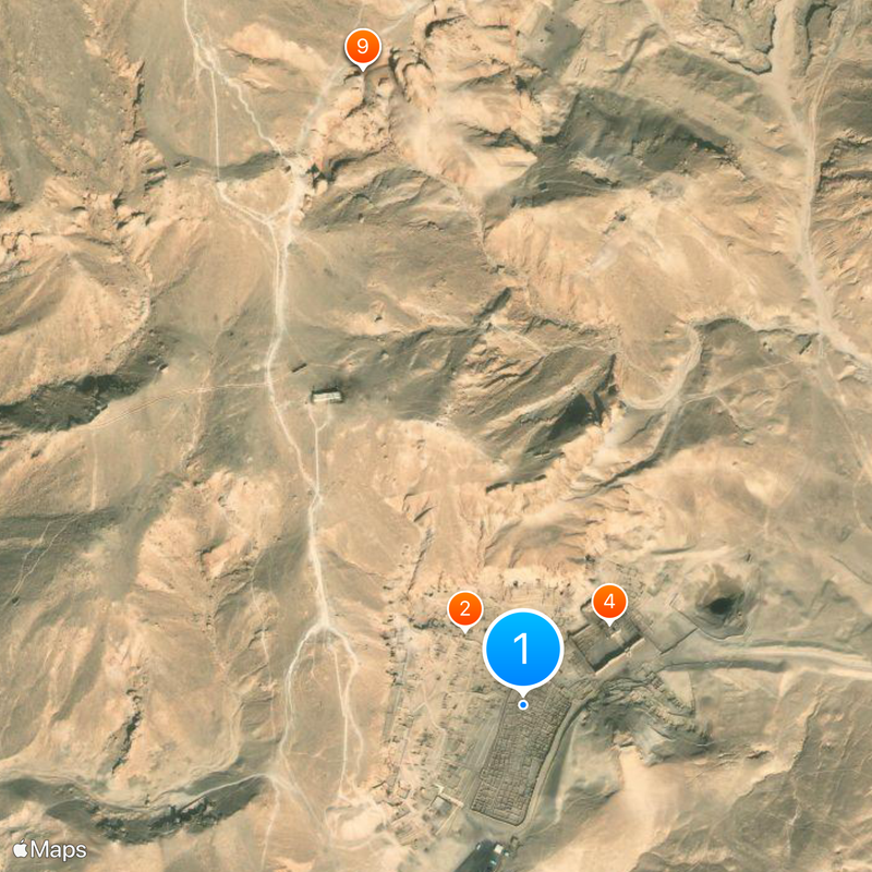 Deir el-Medina Karte