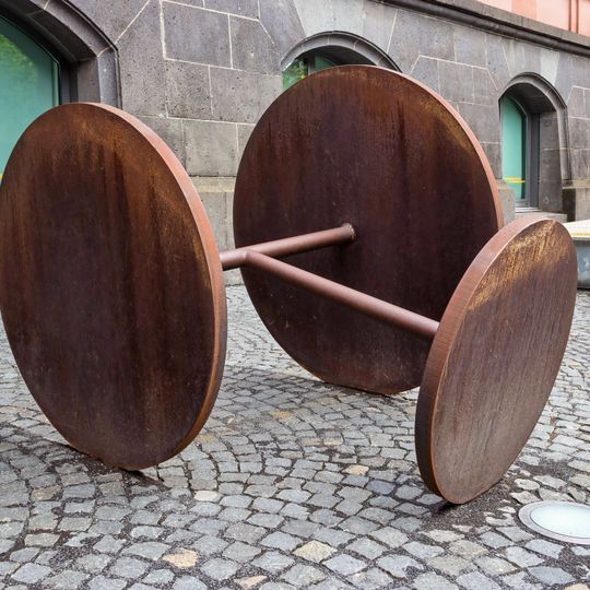 Achse mit drei Scheiben