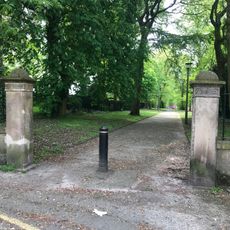 Stone Entrance Piers And Walls To Stubbs Walks