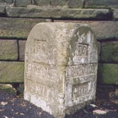 Milepost Opposite Junction With New Park Road