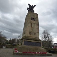 Staffordshire County War Memorial With Flanking Walls And Gates