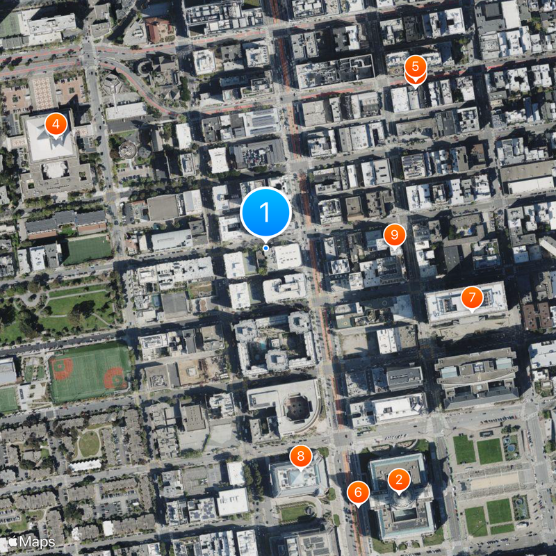 Electronic Frontier Foundation Map