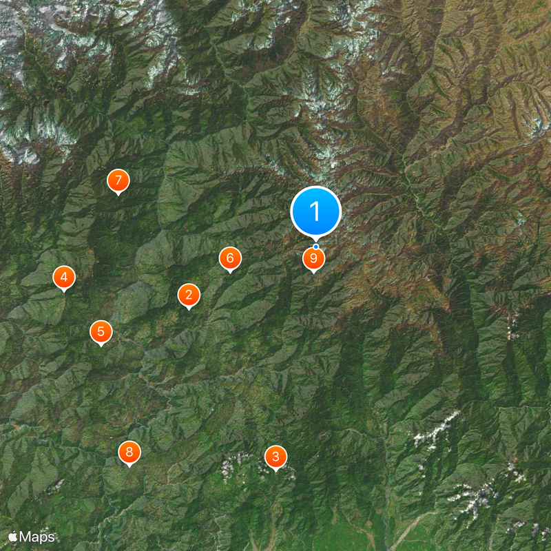 Lake Tsongmo Map