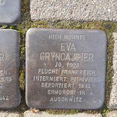 Stolperstein en memoria de Eva Gryncajgier