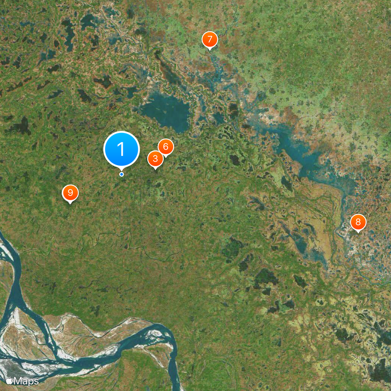 Natore District Kaart