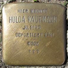 Stolperstein en memoria de Hulda Kaufmann
