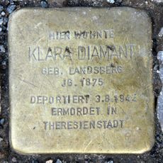 Stolperstein en memoria de Klara Diamant
