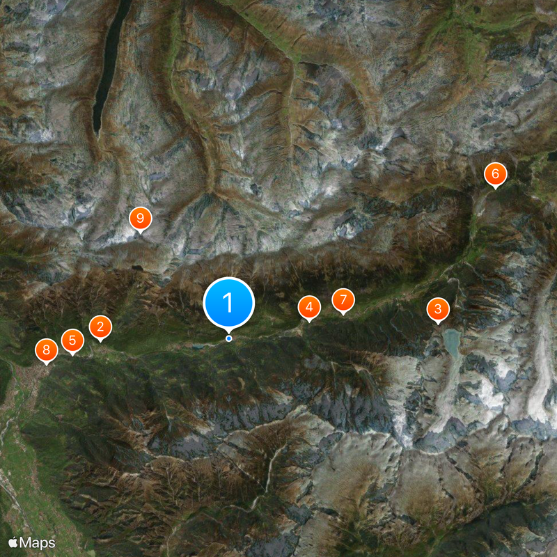 Val Bregaglia Map