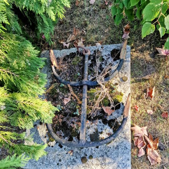 Kotwica, dzieło sztuki, rzeźba