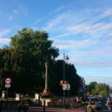 Upton cross in old churchyard