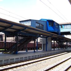 Footbridge of Třinec train station