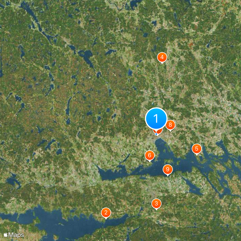Västmanland County Map
