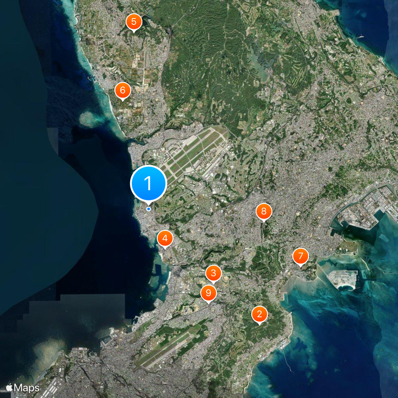Okinawa Islands Map
