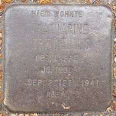 Stolperstein dedicated to Katharine Tradelius