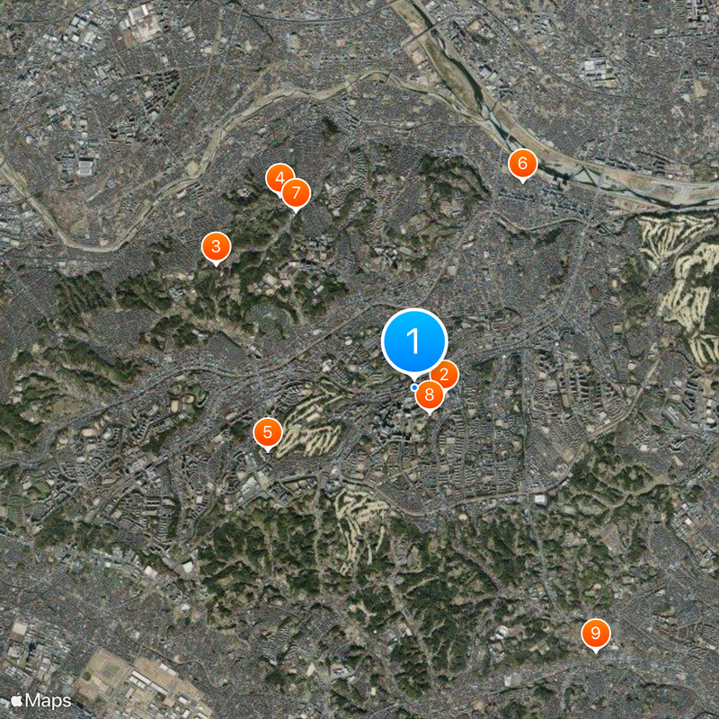 Tama-Center Station Map