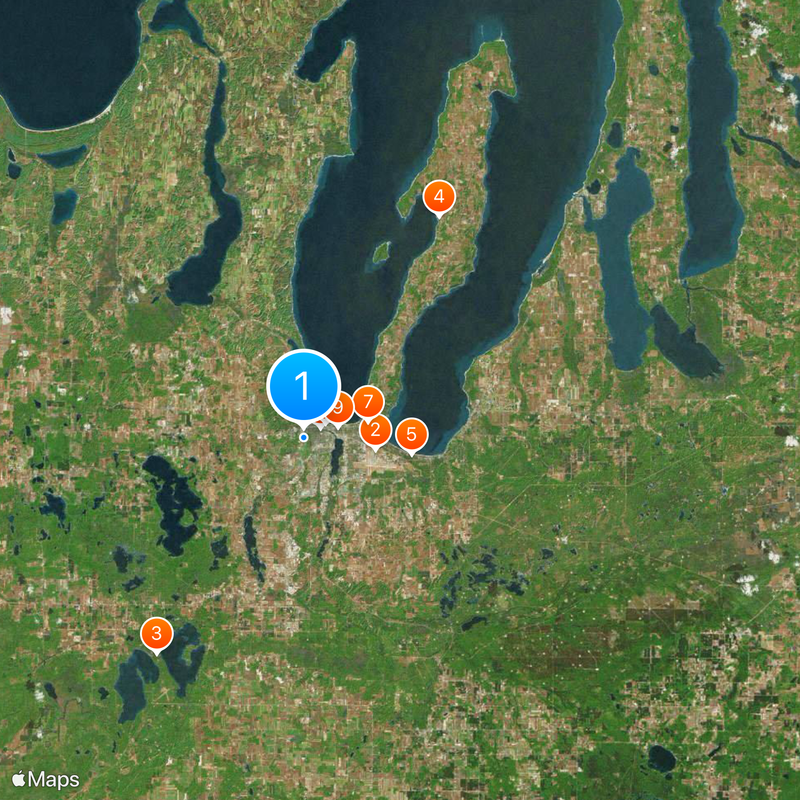 Traverse City State Hospital Mappa