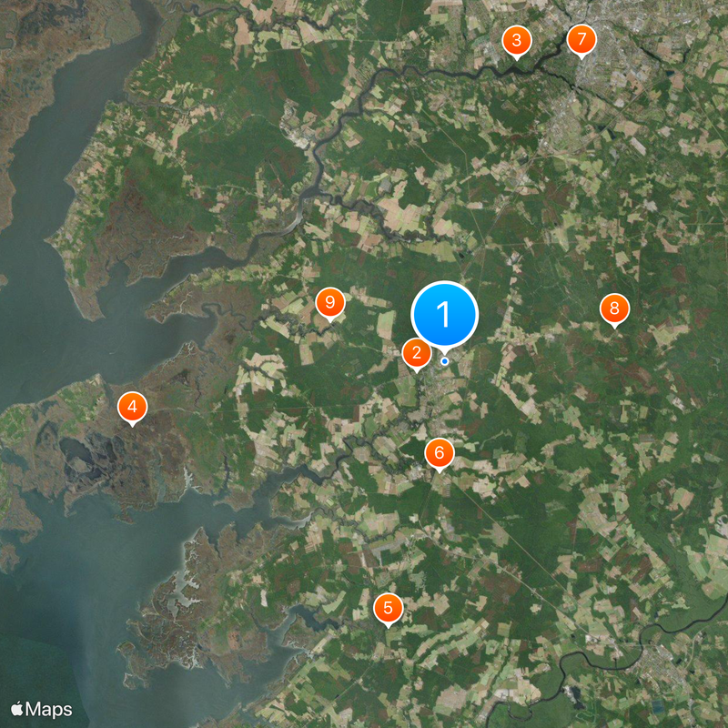 University of Maryland Eastern Shore Mappa