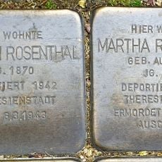 Stolperstein em memória de Hermann  Rosenthal