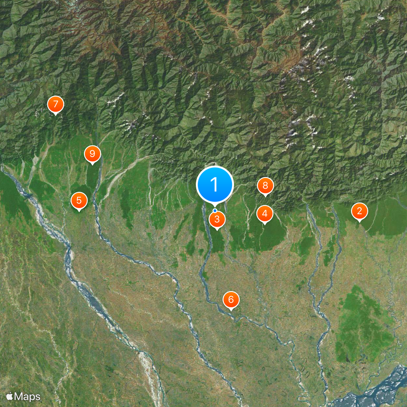 Hasimara Air Force Station Map