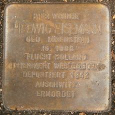 Stolperstein dedicated to Hedwig Eisemann
