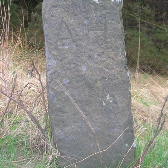 Milestone, ¼ mile SE of Falcon Inn