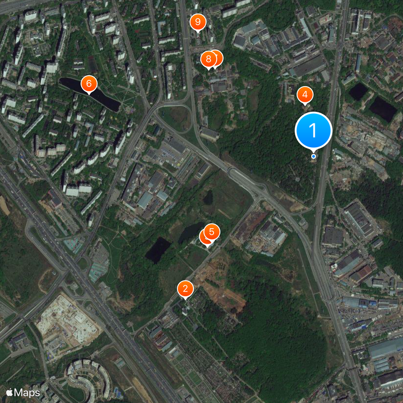 Kuntsevo Cemetery Map