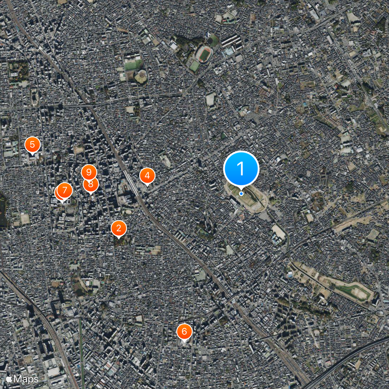 Urawa Racecourse Map