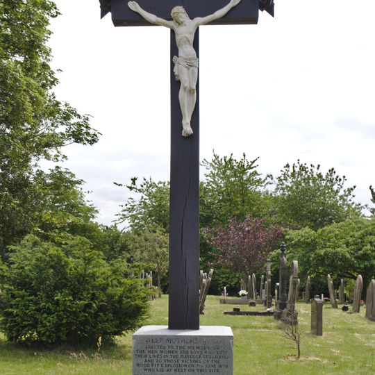 Haydock Colliery memorial at St James Church Haydock