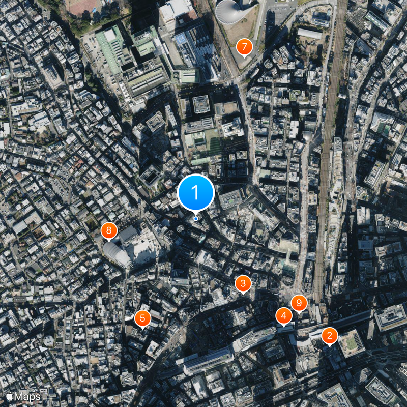 Yoshimoto Mugendai Hall Mappa