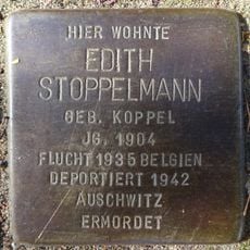Stolperstein en memoria de Edith Stoppelmann