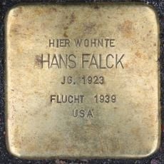 Stolperstein à la mémoire de Hans Falck