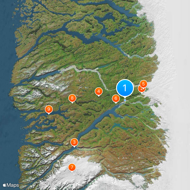 Kangerlussuaq Airport Map