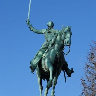Statue équestre de La Fayette