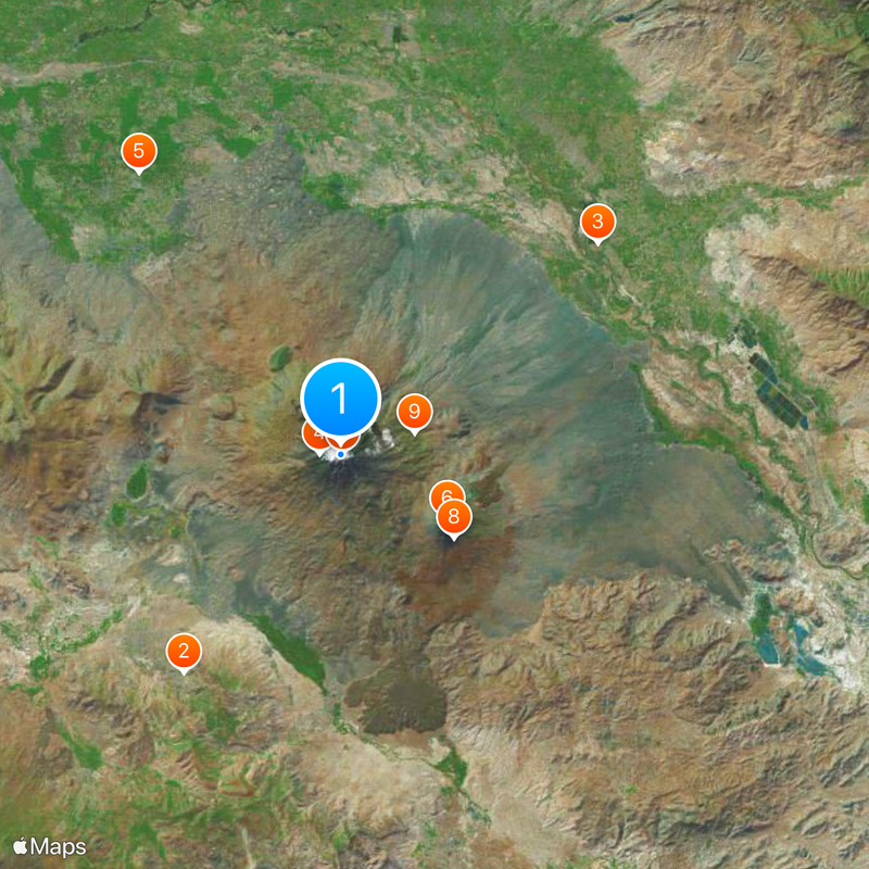Monte Ararat Mapa