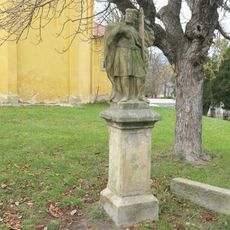 Socha svatého Václava u kostela v Čížkovicích