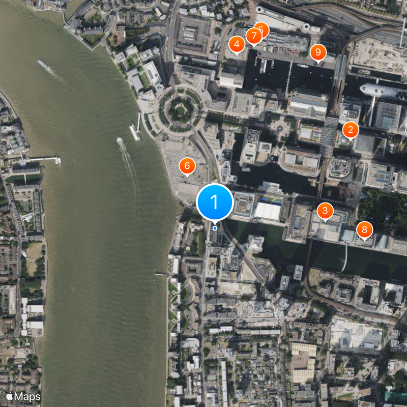 Landmark Pinnacle Mappa