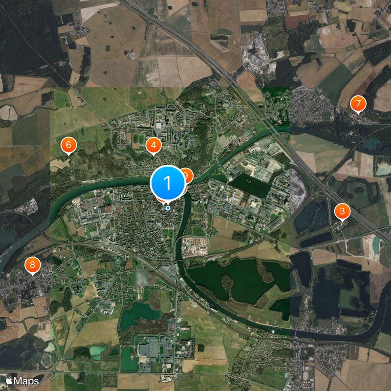 Montereau-Fault-Yonne Carte
