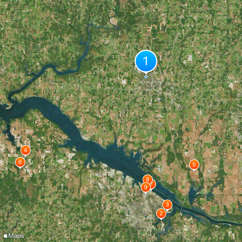 Limestone County Map
