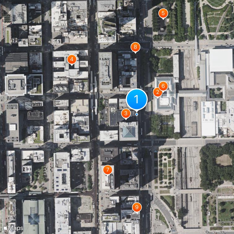 Chicago Symphony Orchestra Map