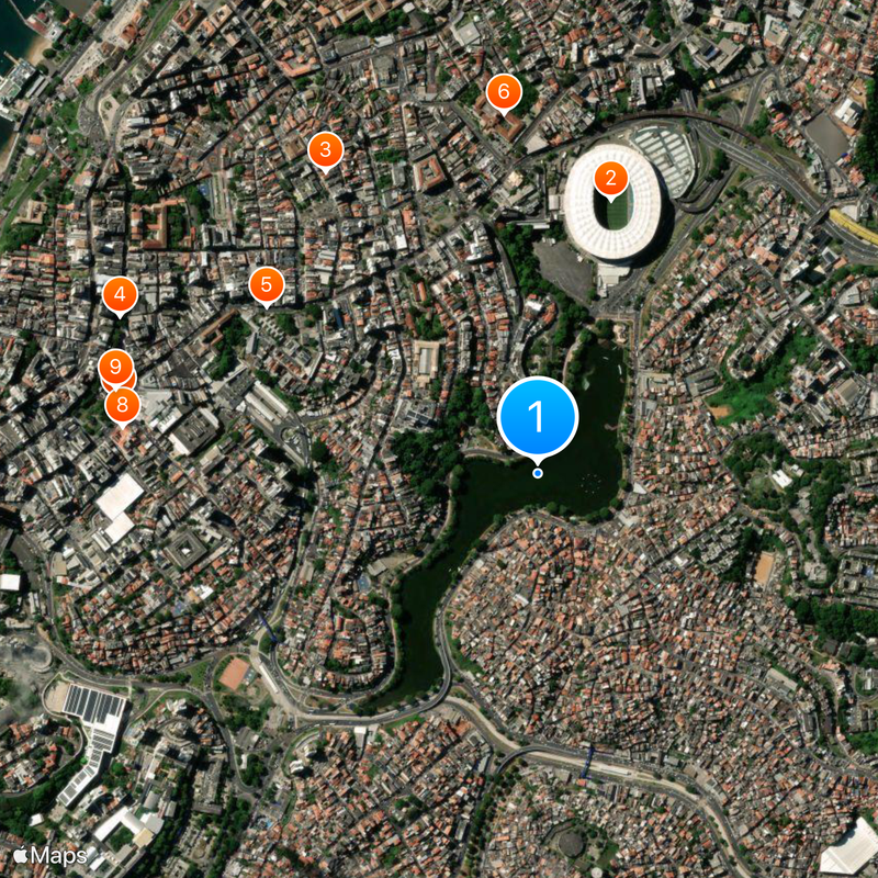 Dique do Tororó Map
