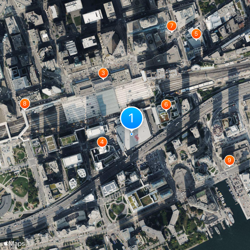 Scotiabank Arena Mapa