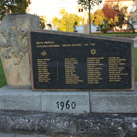 World War II memorial in Přeštice